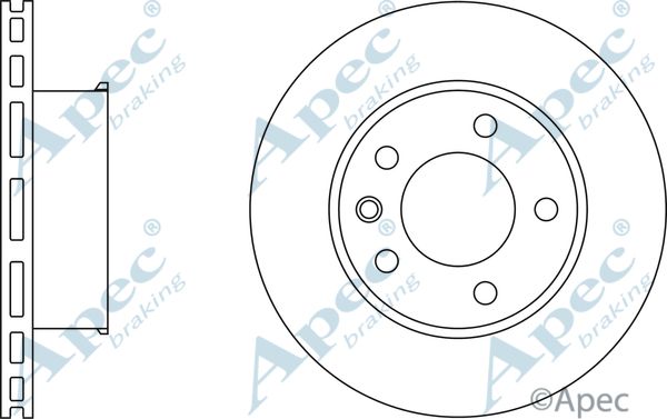 APEC BRAKING stabdžių diskas DSK2934